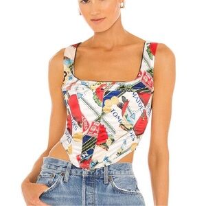 MIAOU CAMPBELL CORSET IN FIGARO 🍅